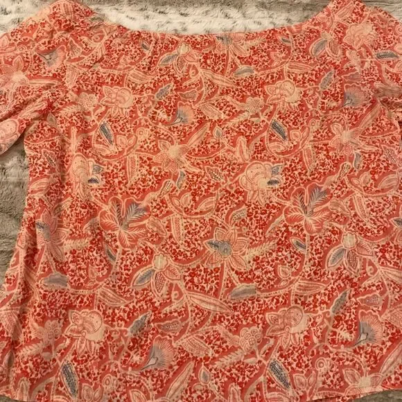 𝅺: : TORY BURCH Off The Shoulder Blouse : : - Picture 4 of 12